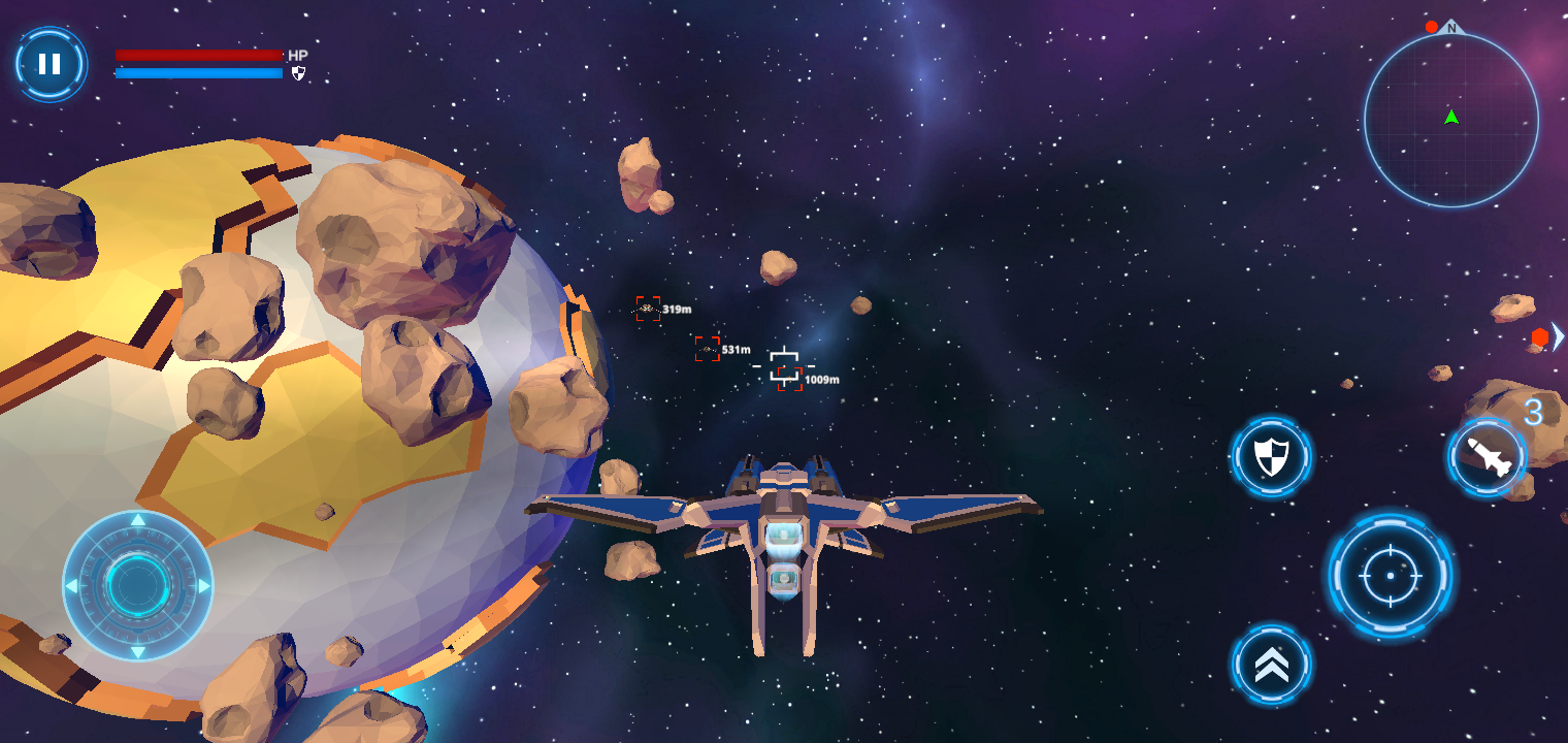 Screenshot 1 of Perang Galaksi 1.0.3