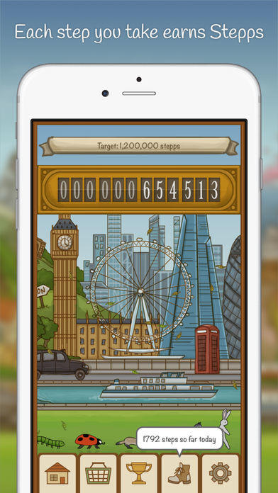 Step Buy Step: A Pedometer Adventure Game Screenshot