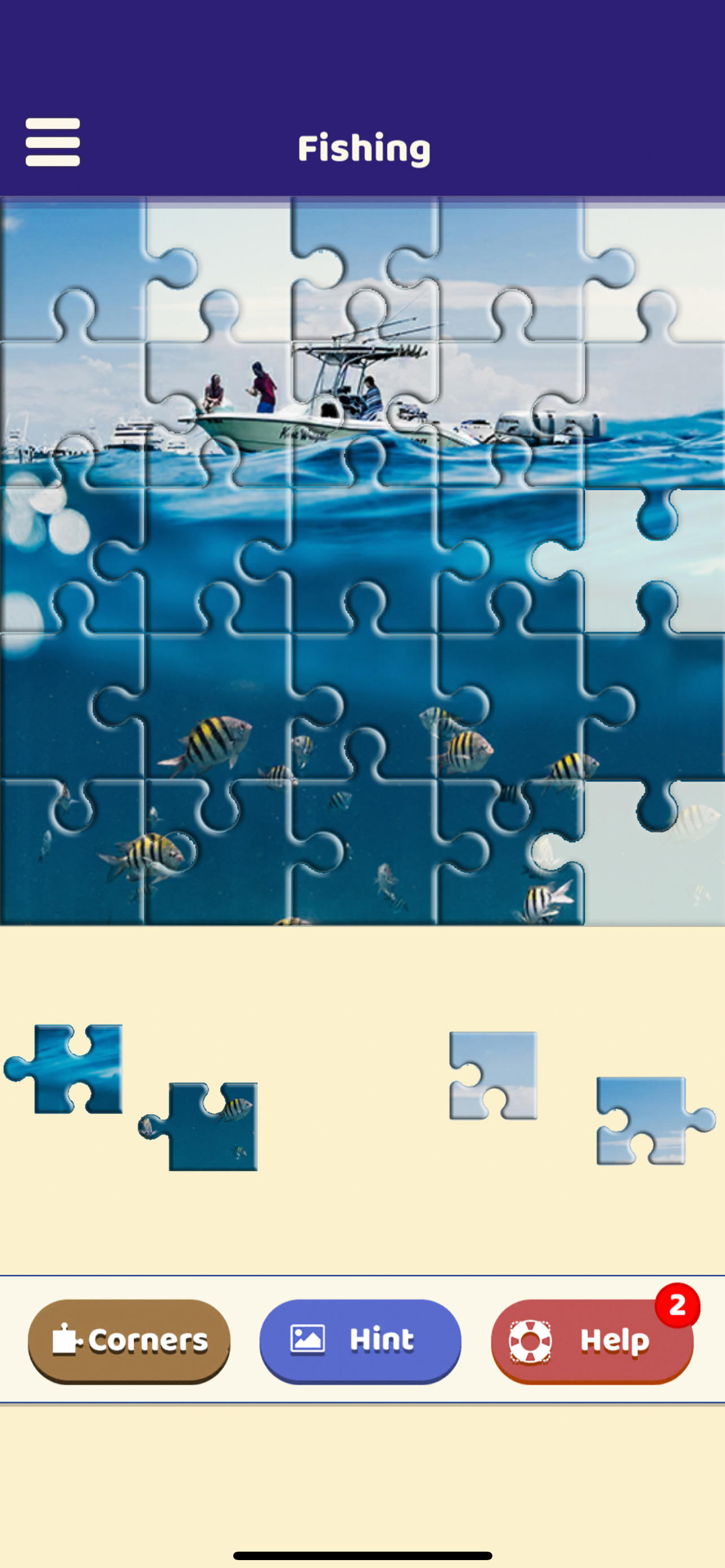 Fishing Puzzle Game Screenshot