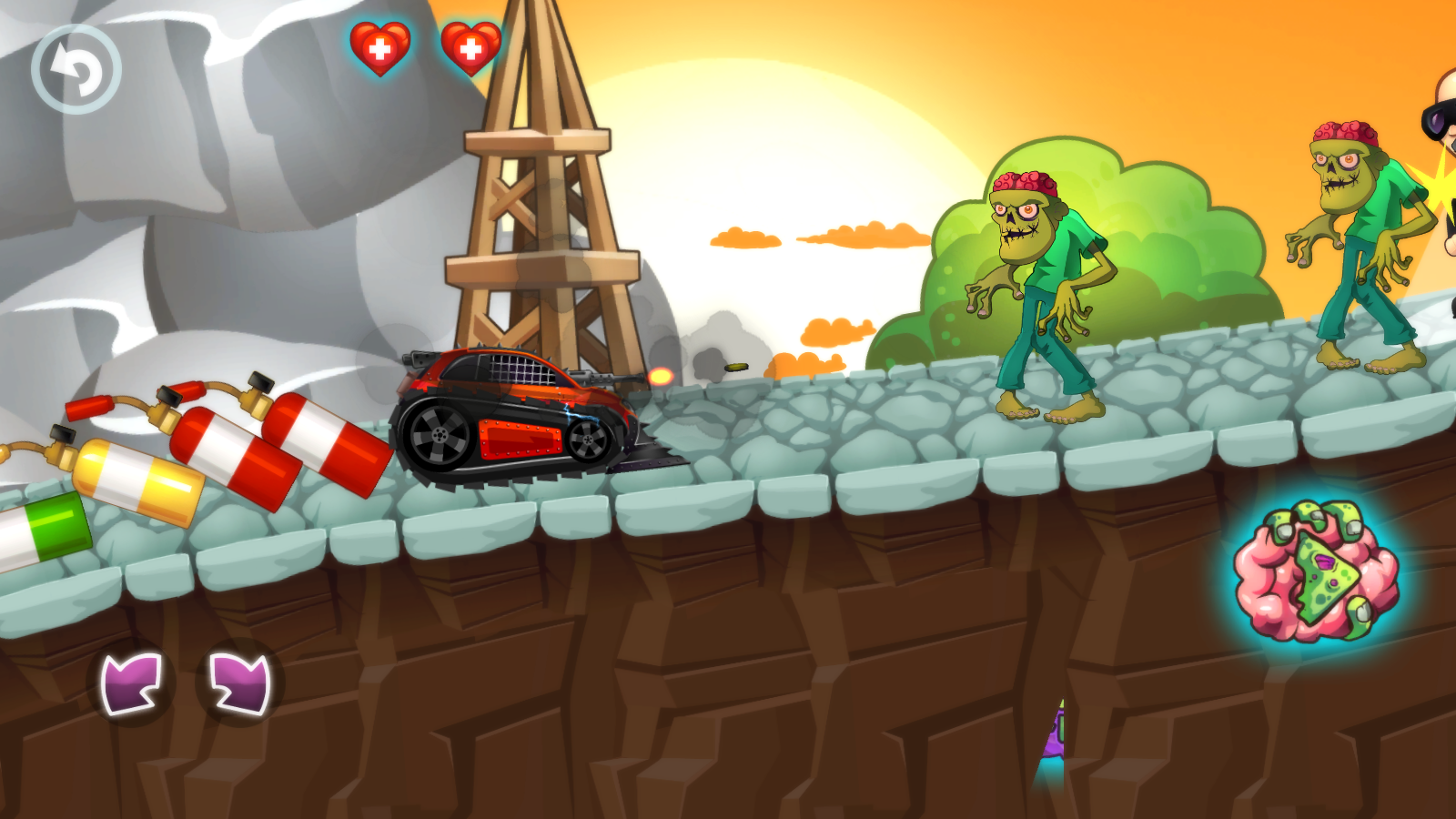 Screenshot of Zombie Shooting Race Adventure