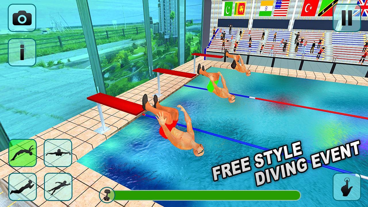 Real Swimming Pool Game 2018 Game Screenshot