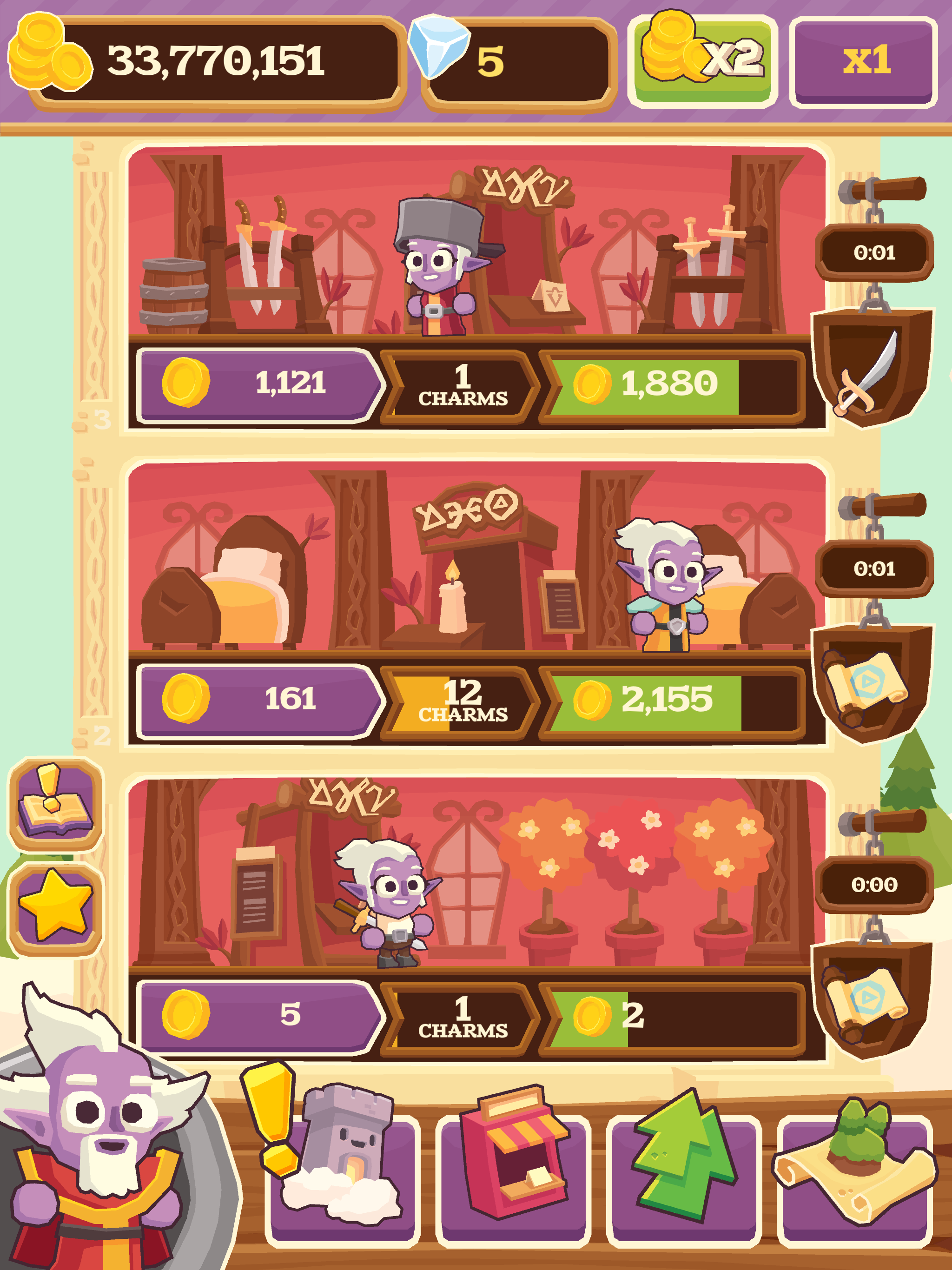 Charming Keep Game Screenshot