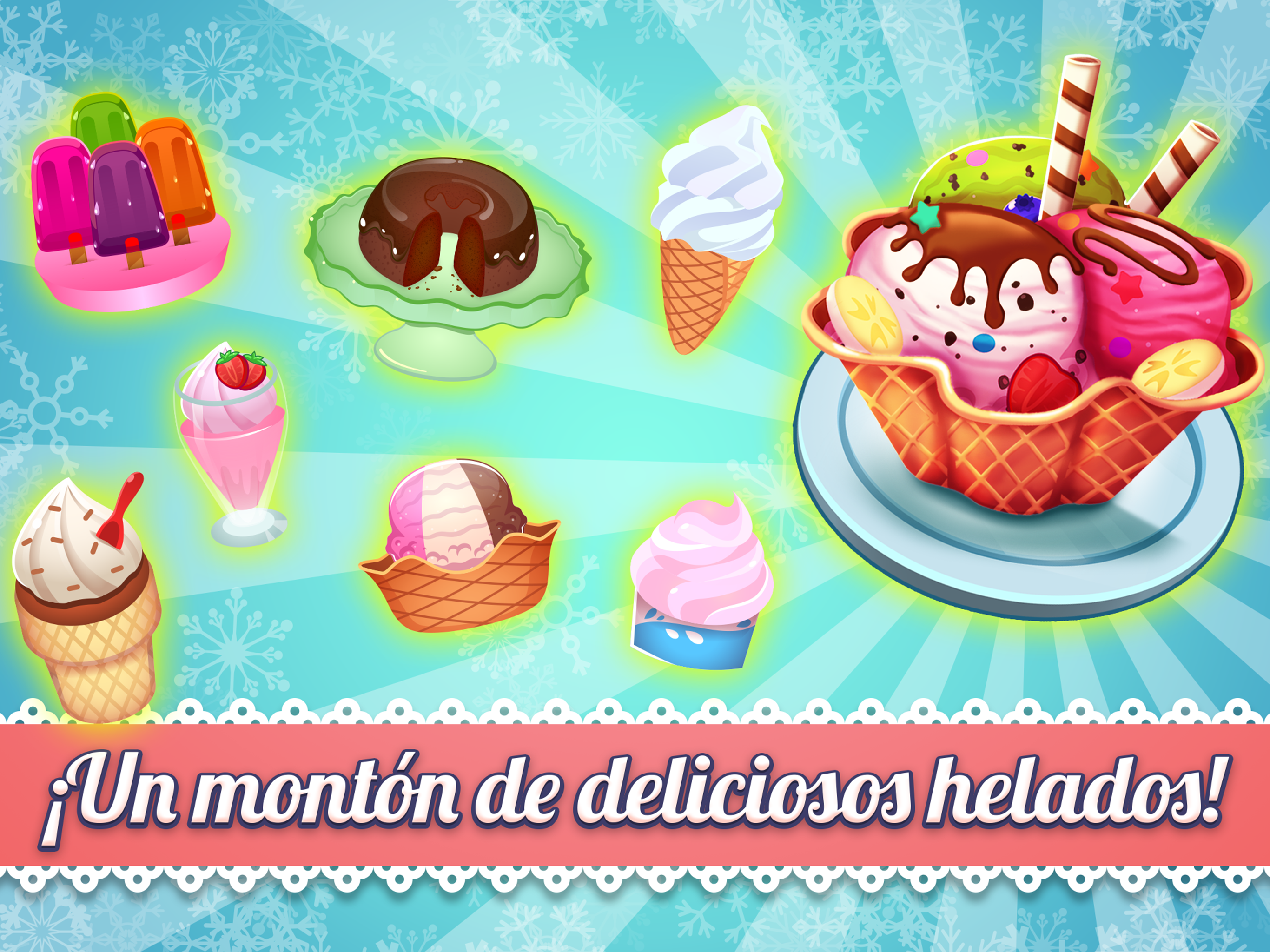 Captura de Pantalla del Juego My Ice Cream Shop: Gestión