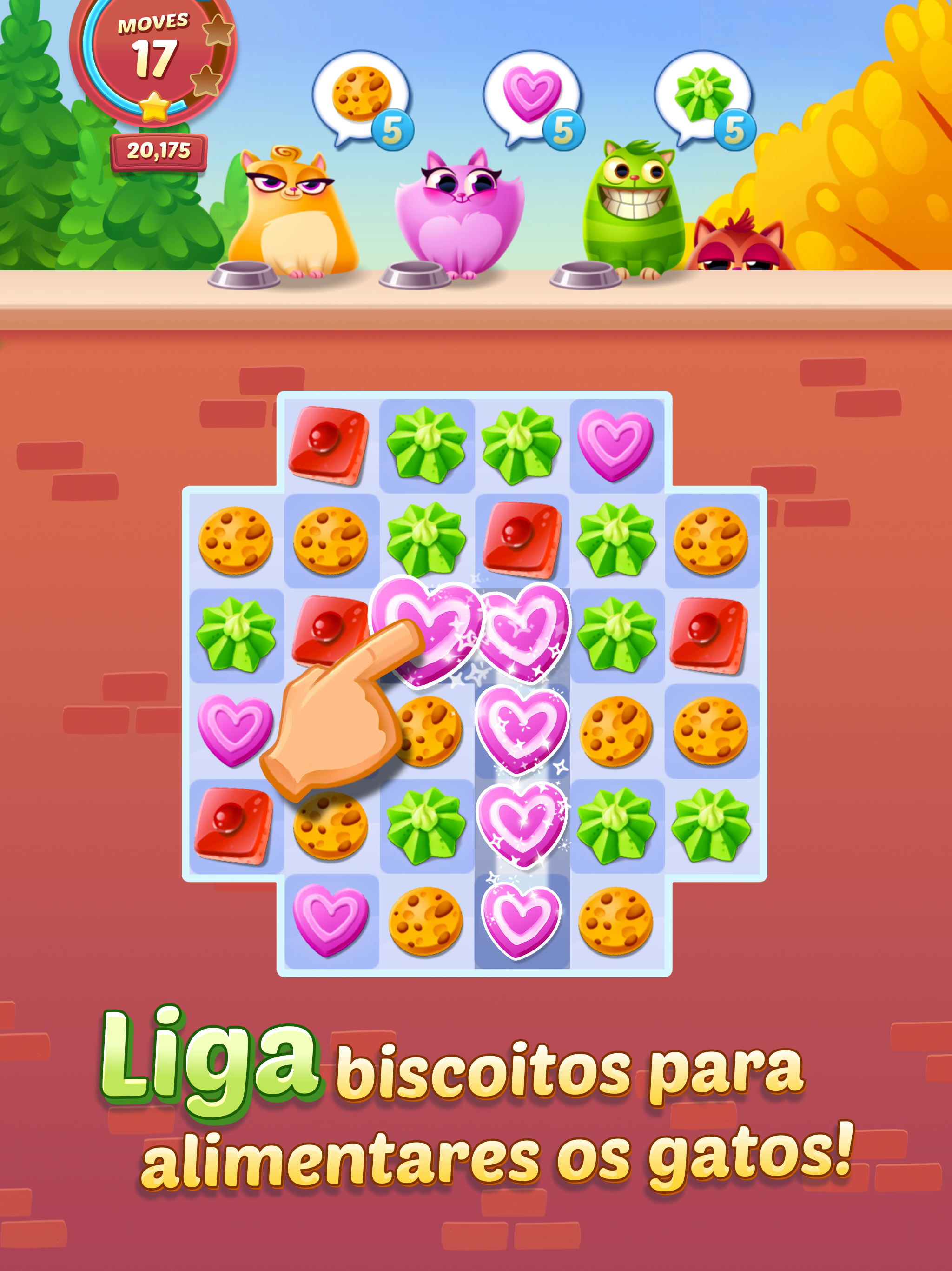 Captura de Tela do Jogo Cookie Cats