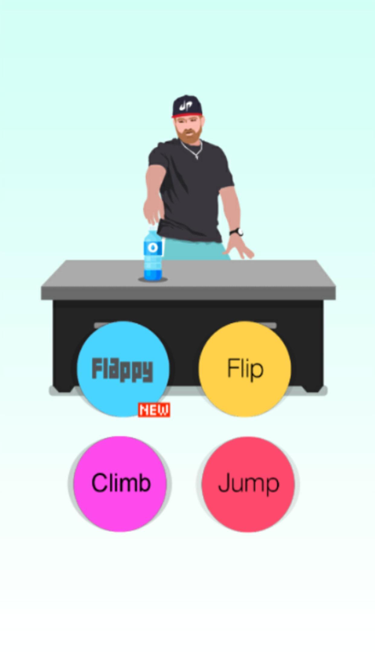 4 in 1 Water Bottle Flip 2k17 Game Screenshot