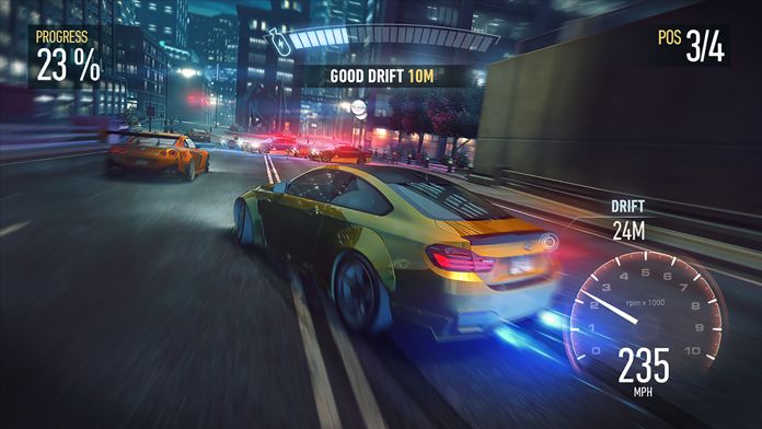 《Need for Speed：飆車無限》競速遊戲截圖