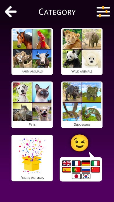 Funny Animal & Dinosaur (full) Game Screenshot