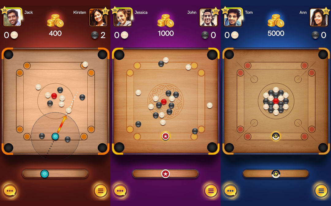 Screenshot of Carrom Pool: Disc Game