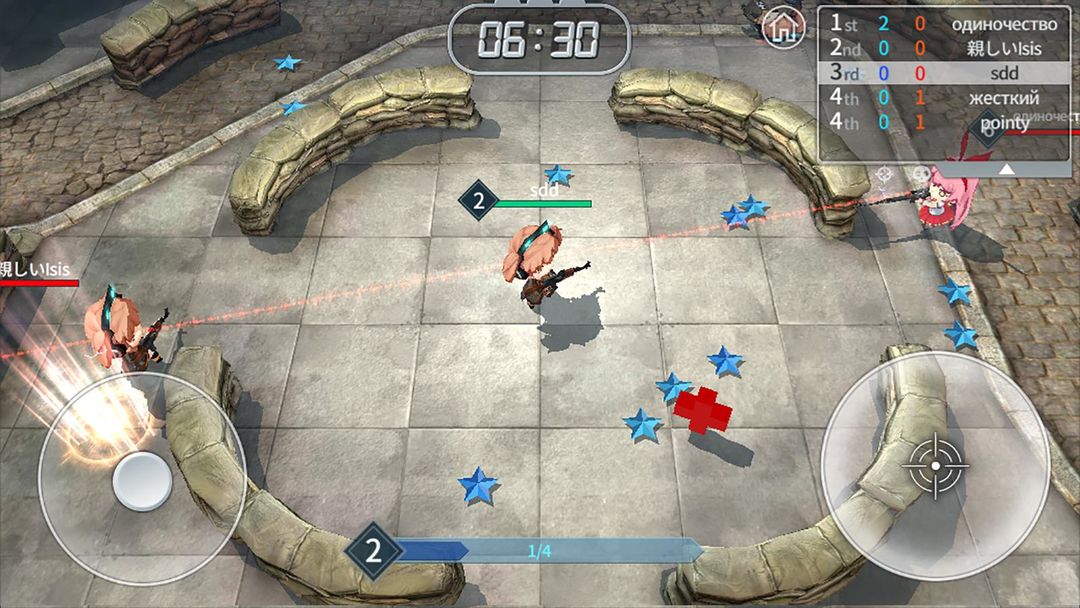 Gun&Girls.io: Battle Royale screenshot game