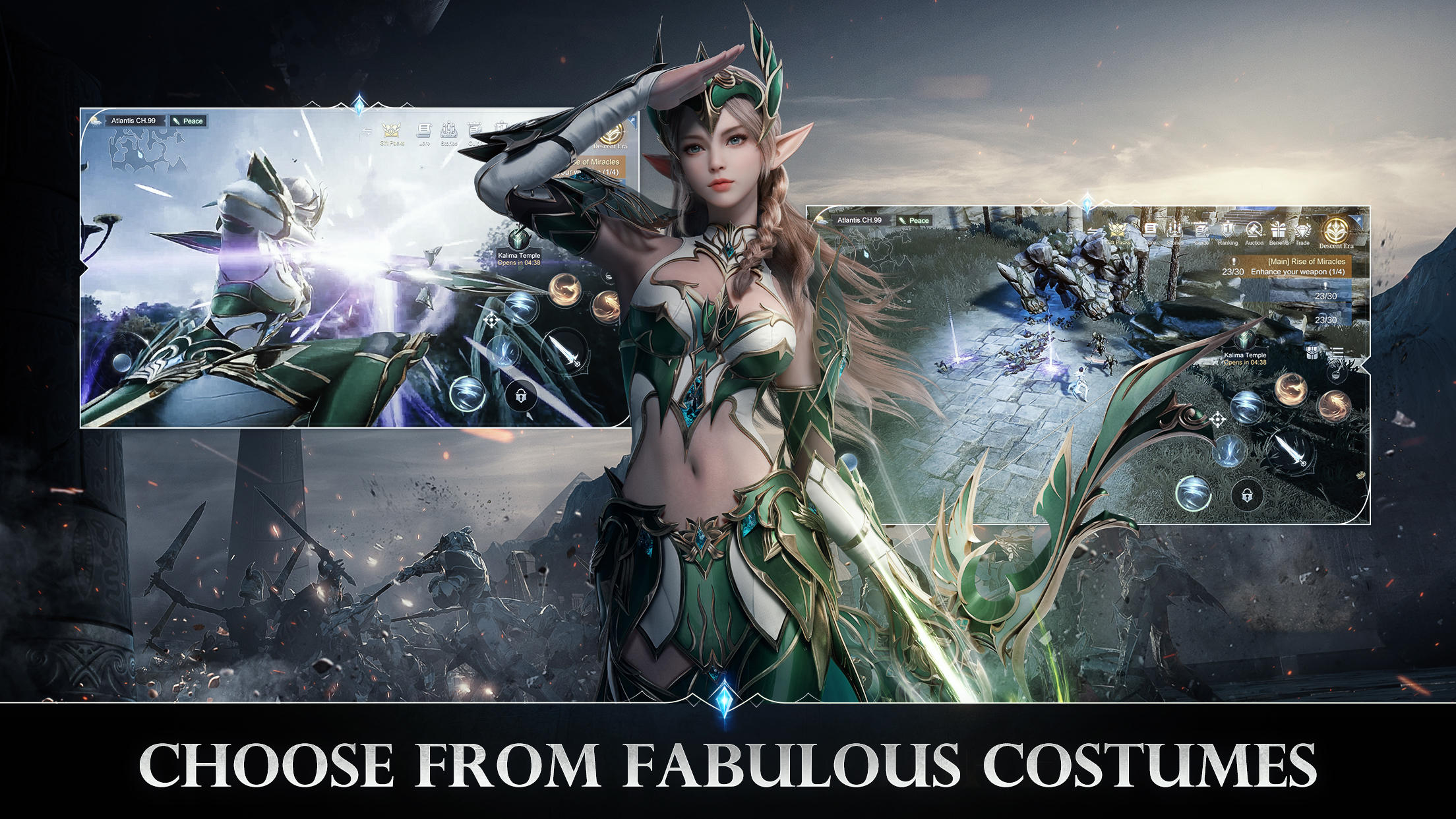 Frostborne: Fantasy MMORPG 게임 스크린 샷