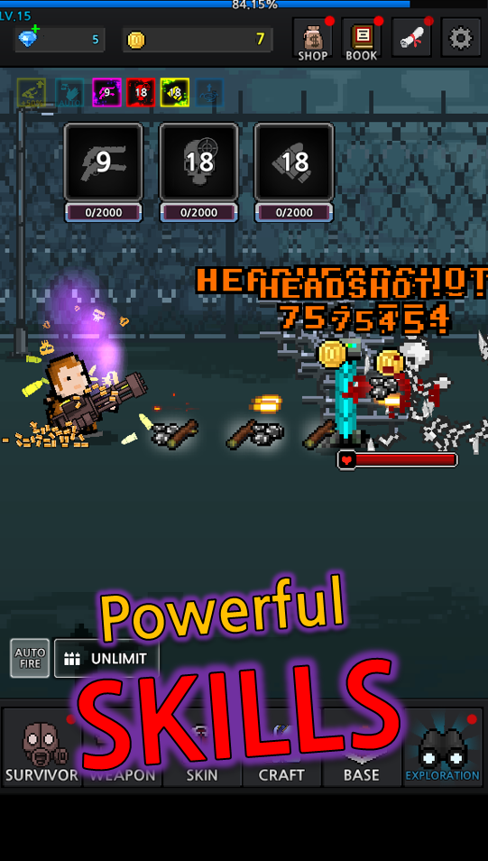 Grow Survivor : Idle Clicker Game Screenshot