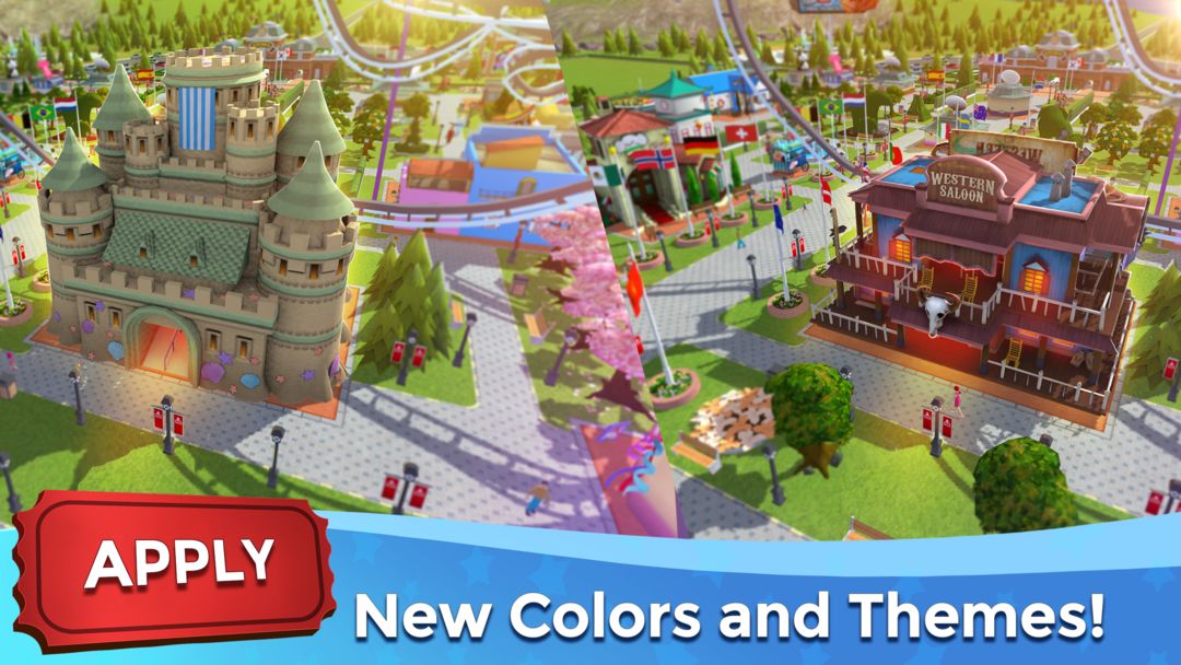 Screenshot of RollerCoaster Tycoon Touch