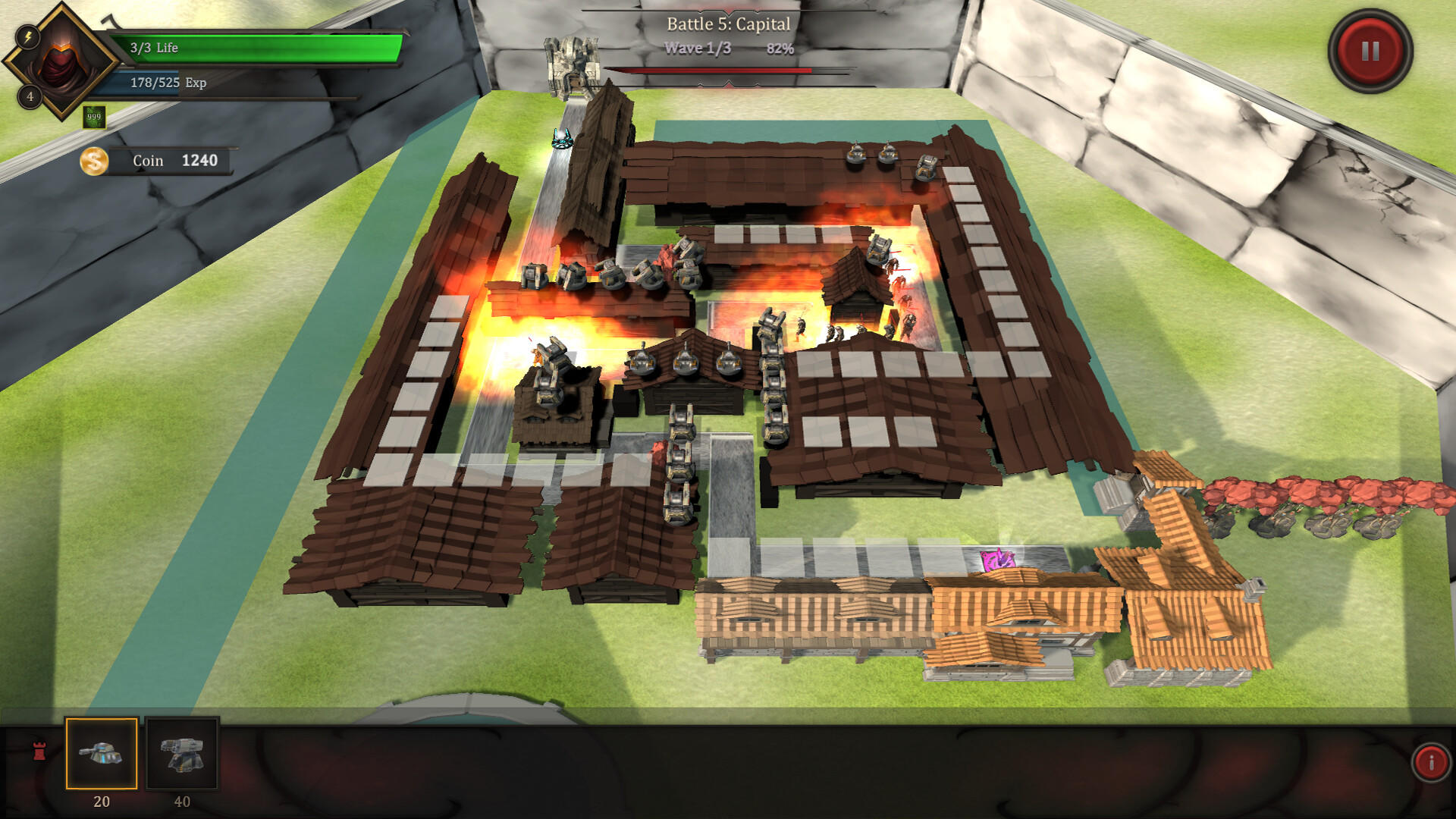 Giant Defense screenshot game