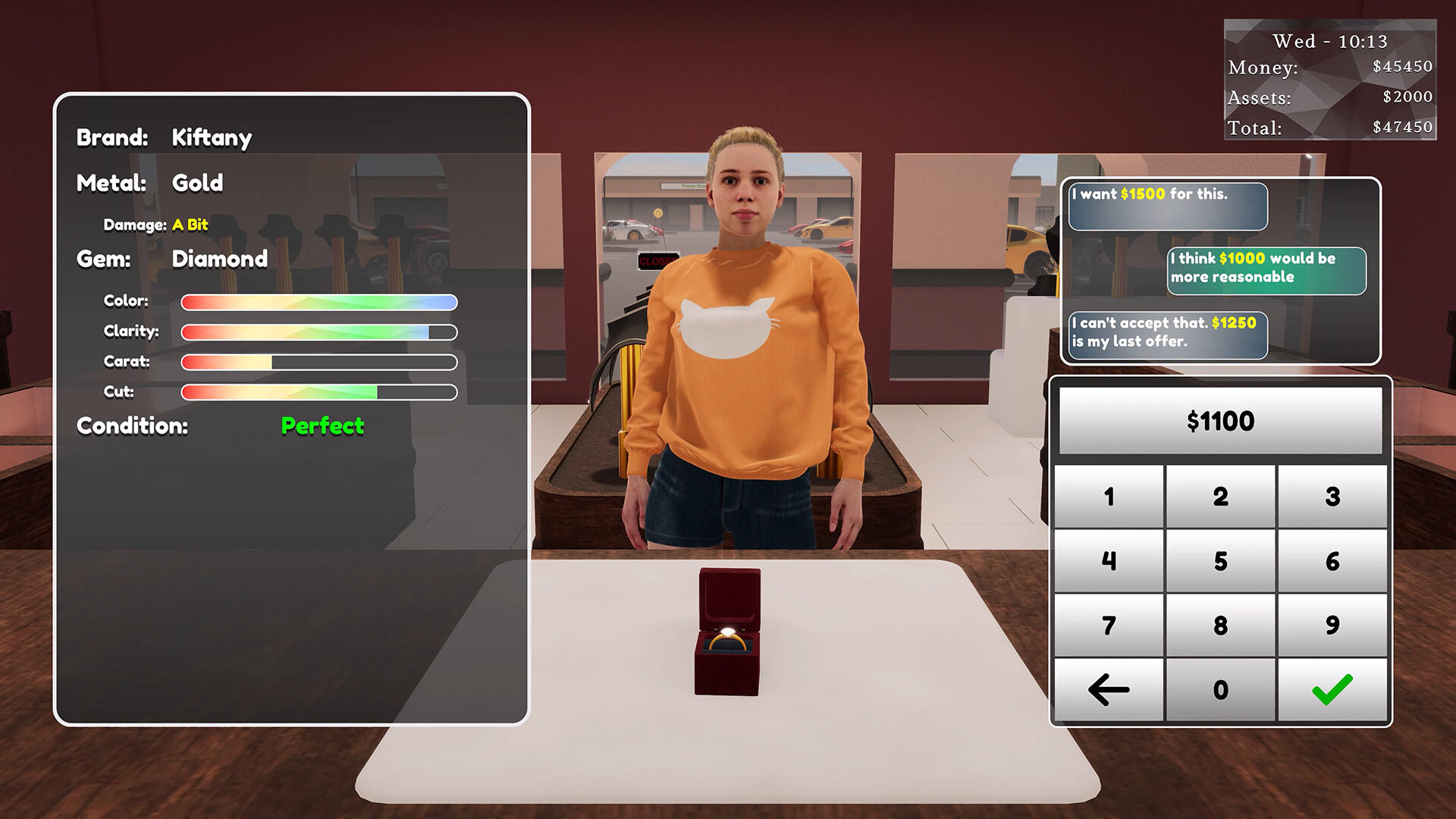 Screenshot 1 of Simulateur de bijoutier 