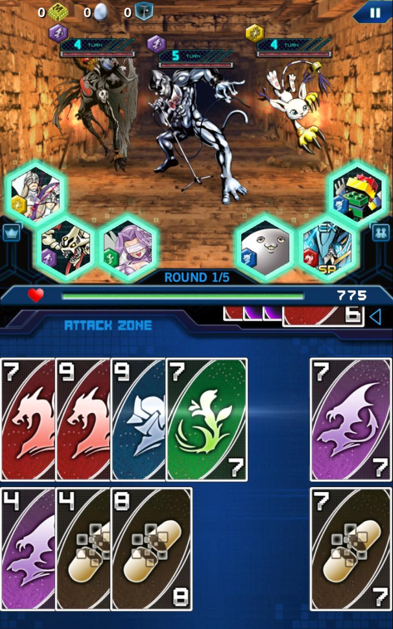 Digimon Heroes! Game Screenshot