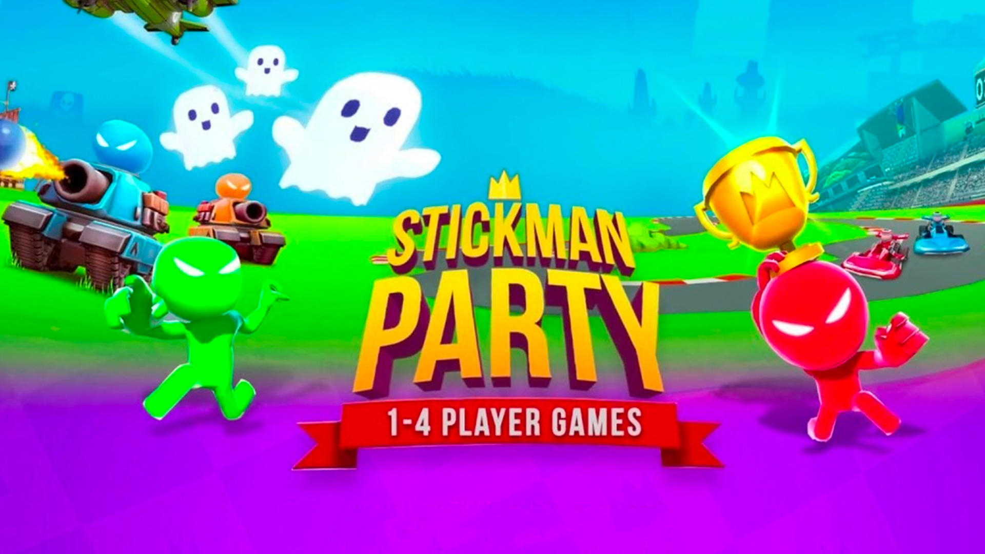 Stickman Party - MMO Square