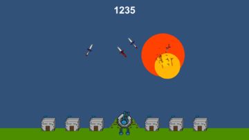 Captura de Tela do Jogo Missile Invaders