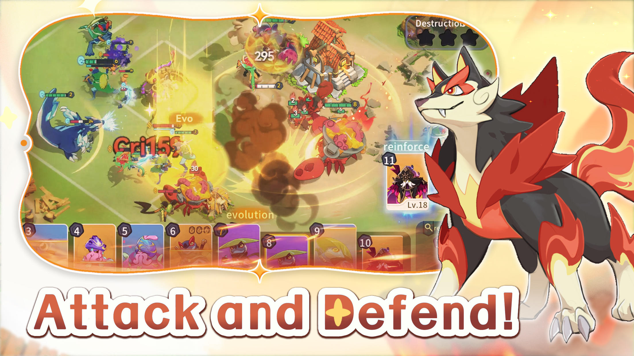 Pawmon War Game Screenshot