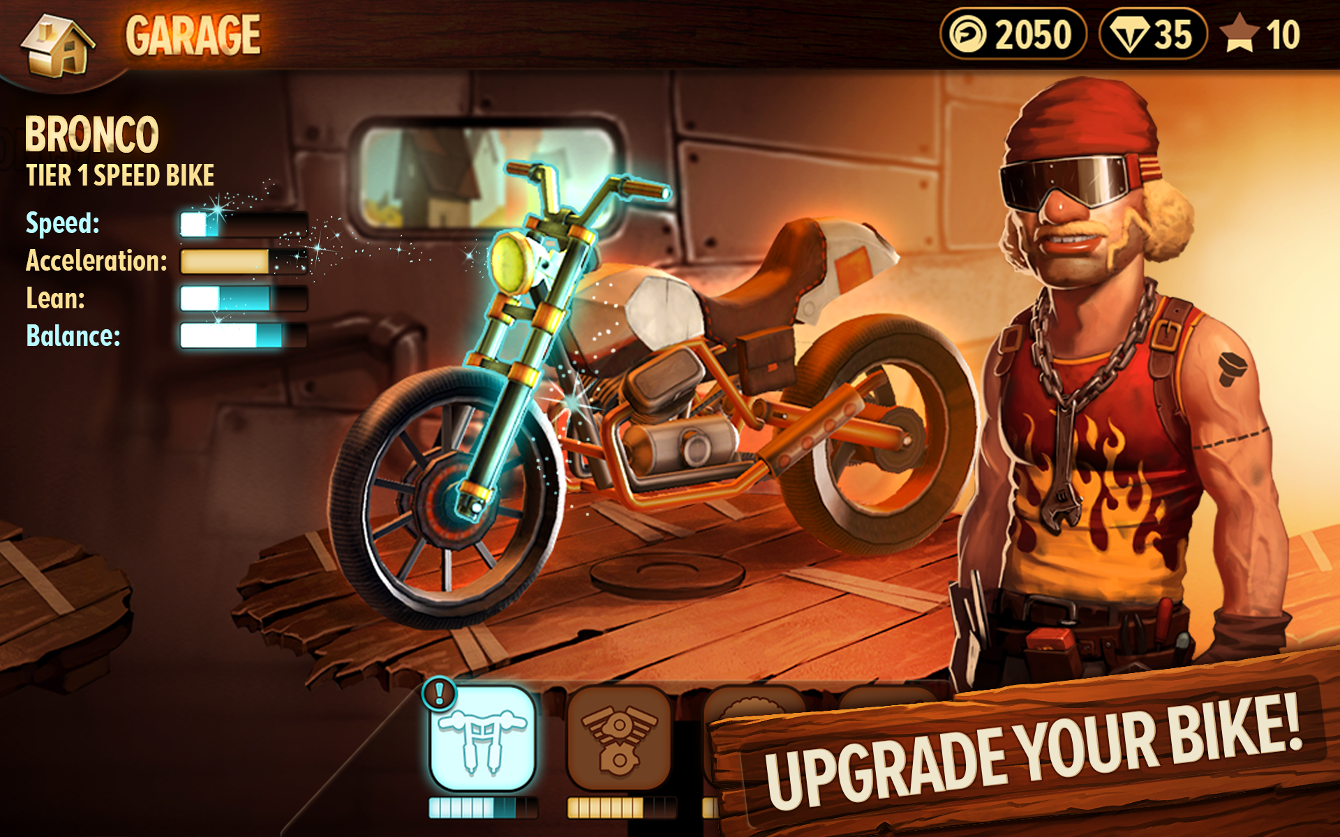 Cuplikan Layar Game Trials Frontier