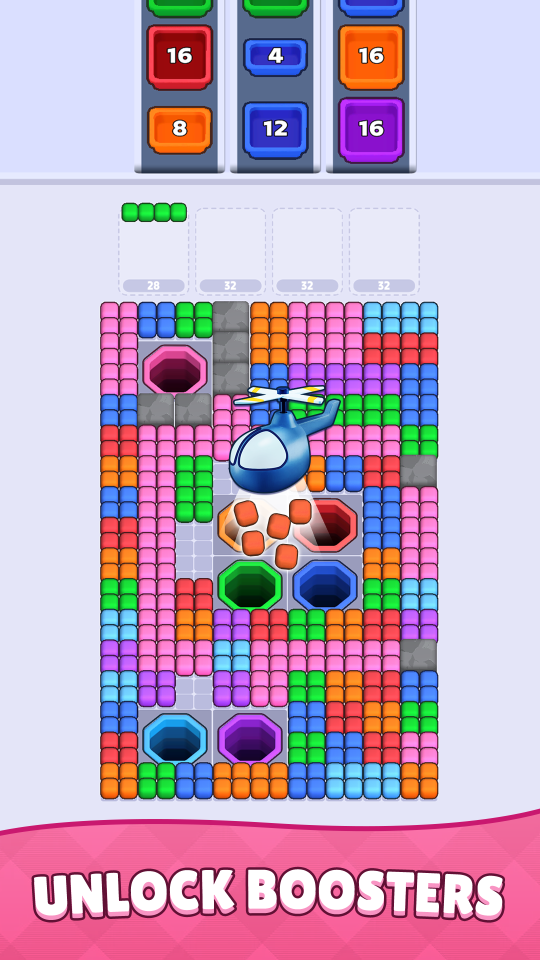 Cube Color Escape Game Screenshot