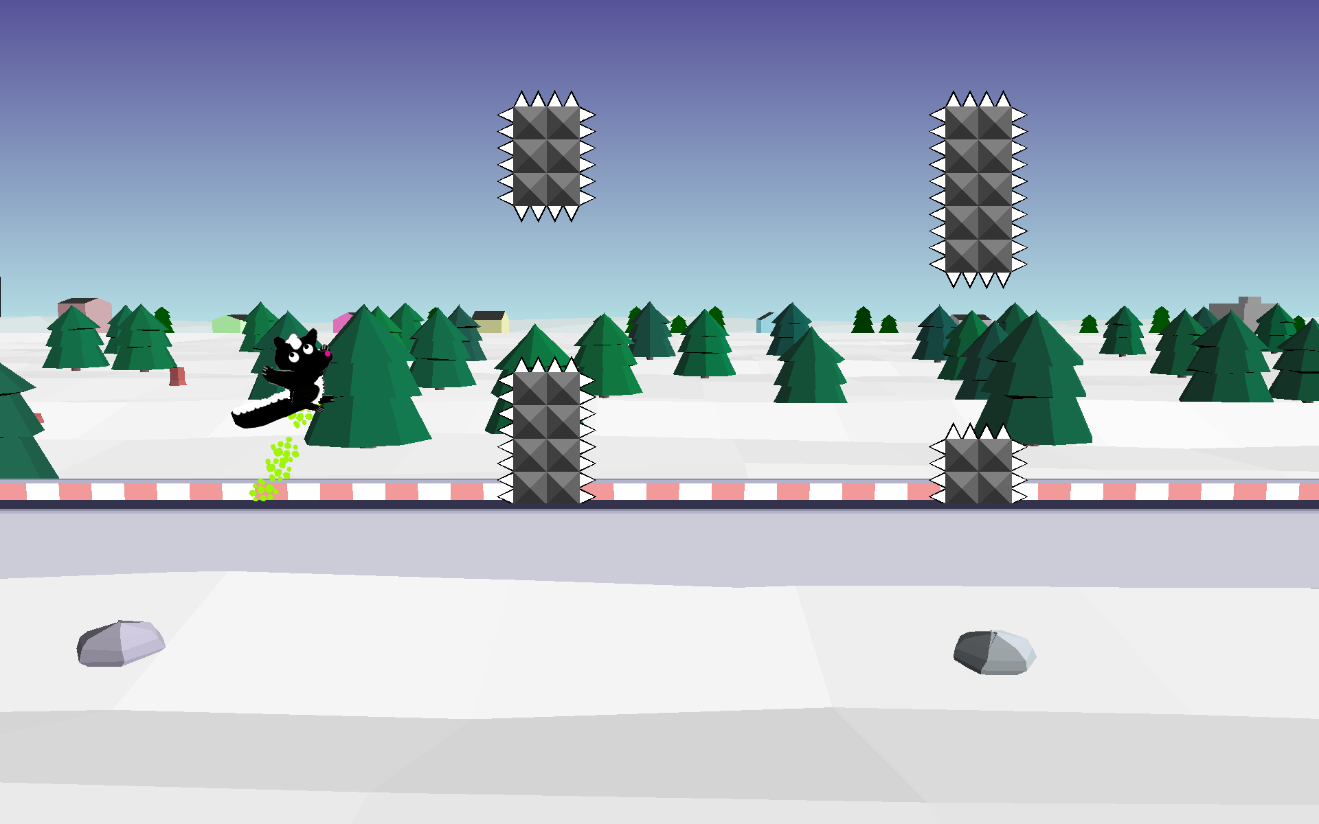 Jump Skunk - Animal Dash Game Screenshot