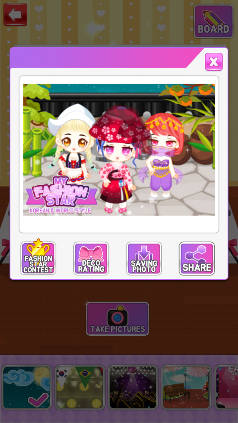 My Fashion Star : Korean & World style Game Screenshot