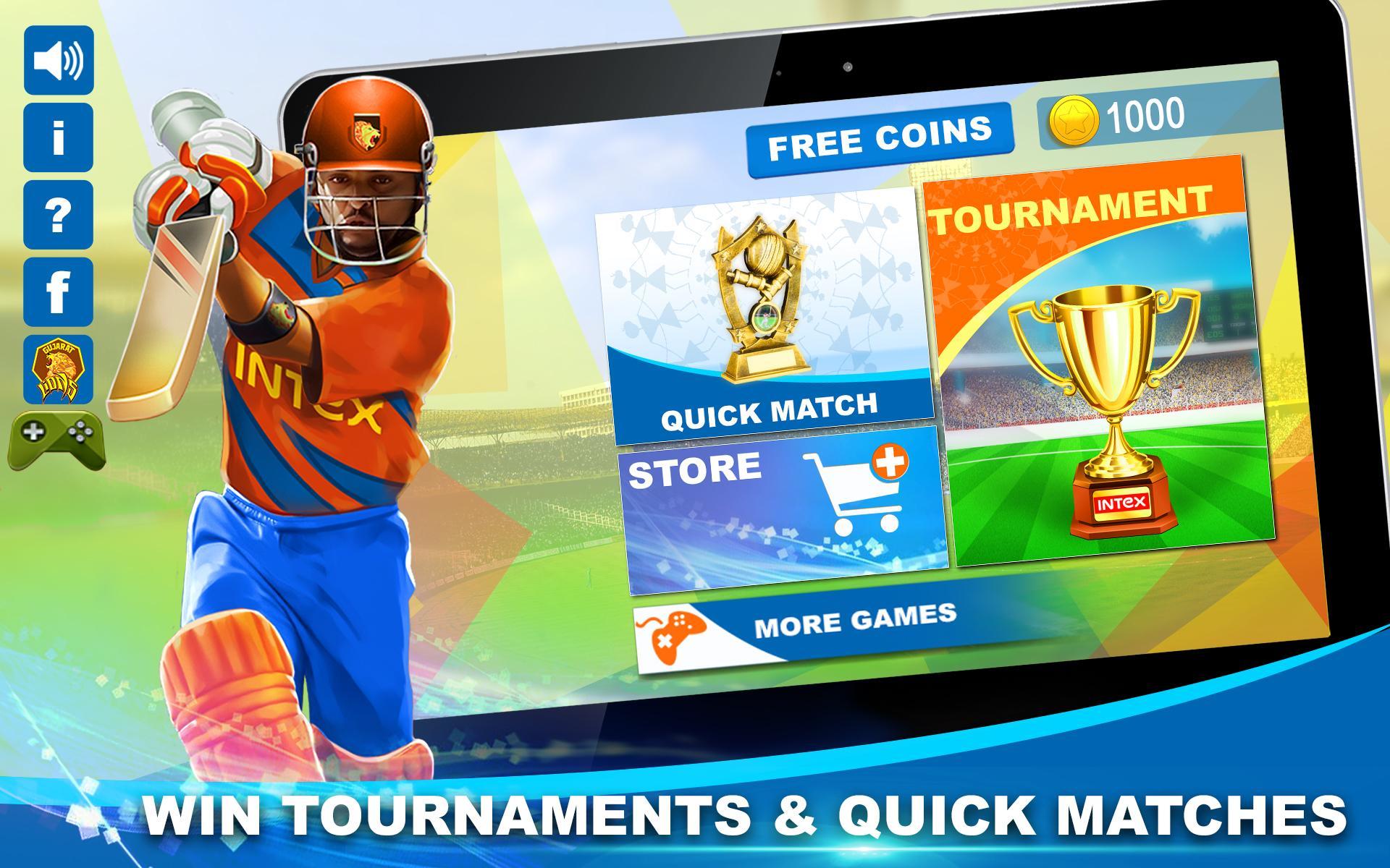 Gujarat Lions T20 Cricket Game 遊戲截圖