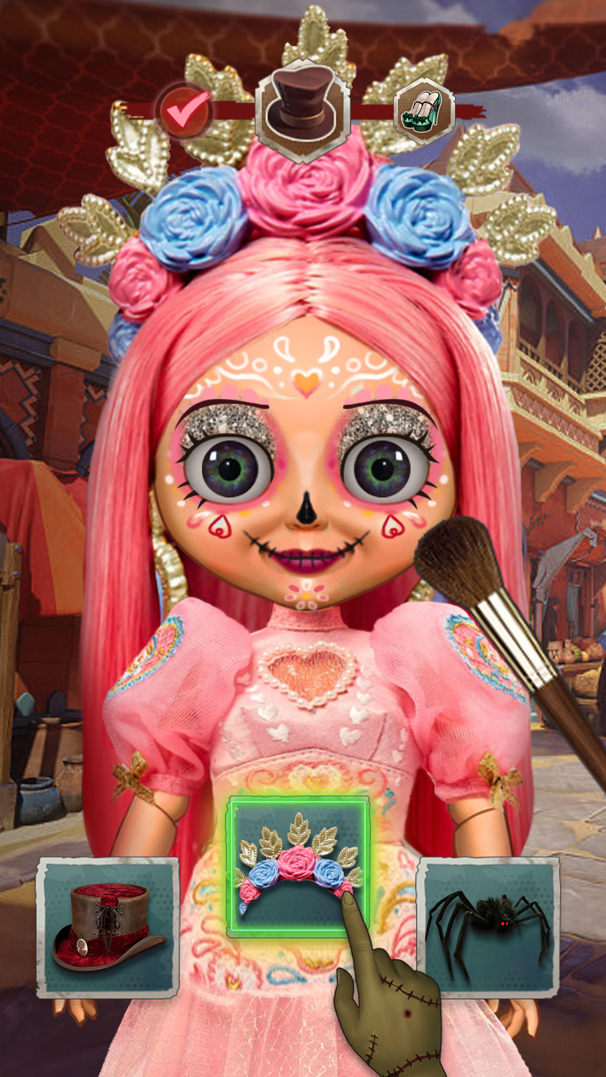 Cuplikan Layar Game Doll Repair - Doll Makeover