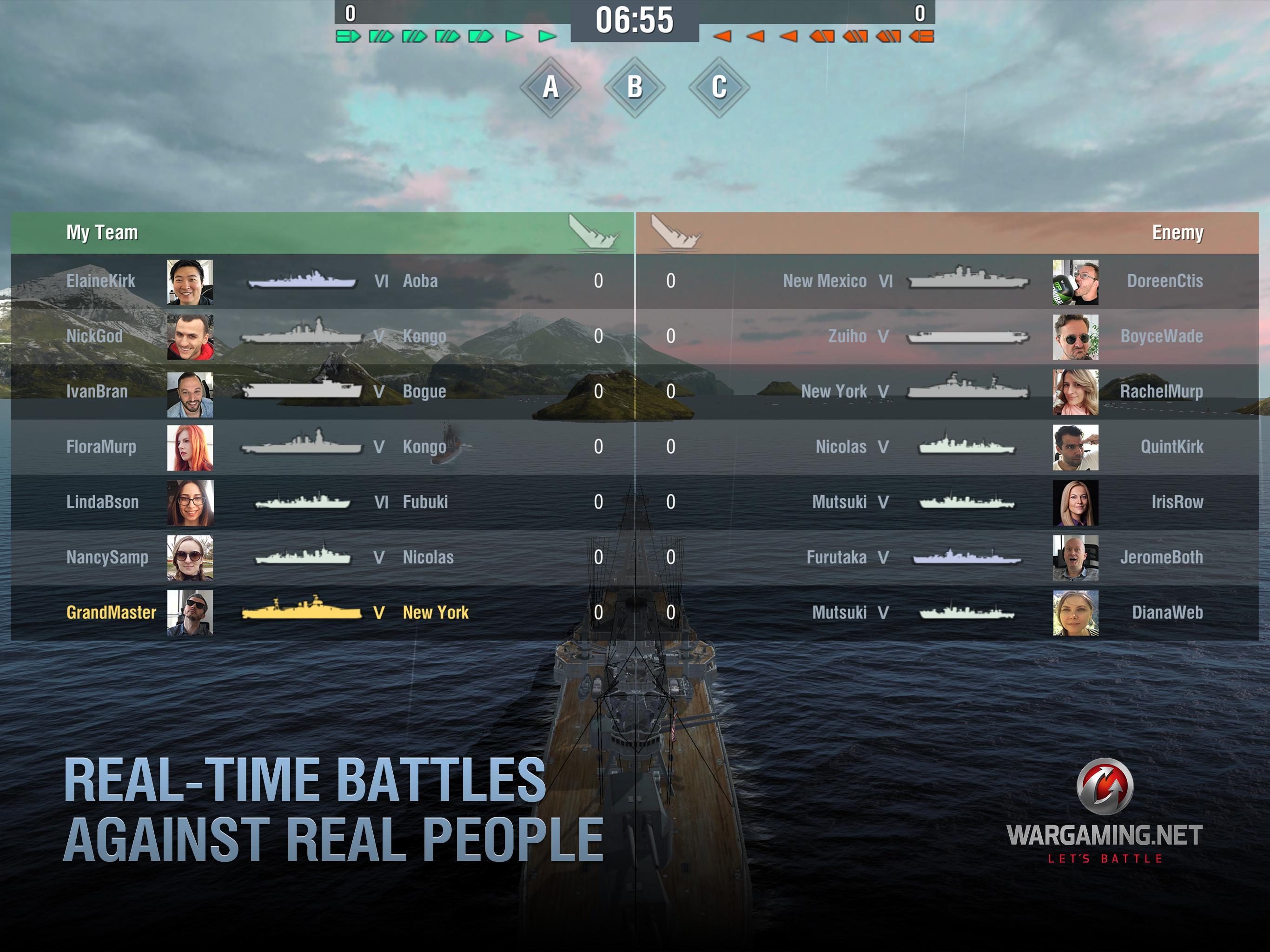 Cuplikan Layar Game World of Warships Blitz War