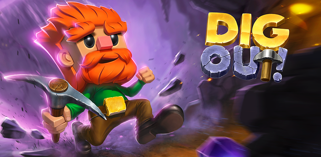 Banner of Dig Out! Gold Miner Abenteuer 2.40.0