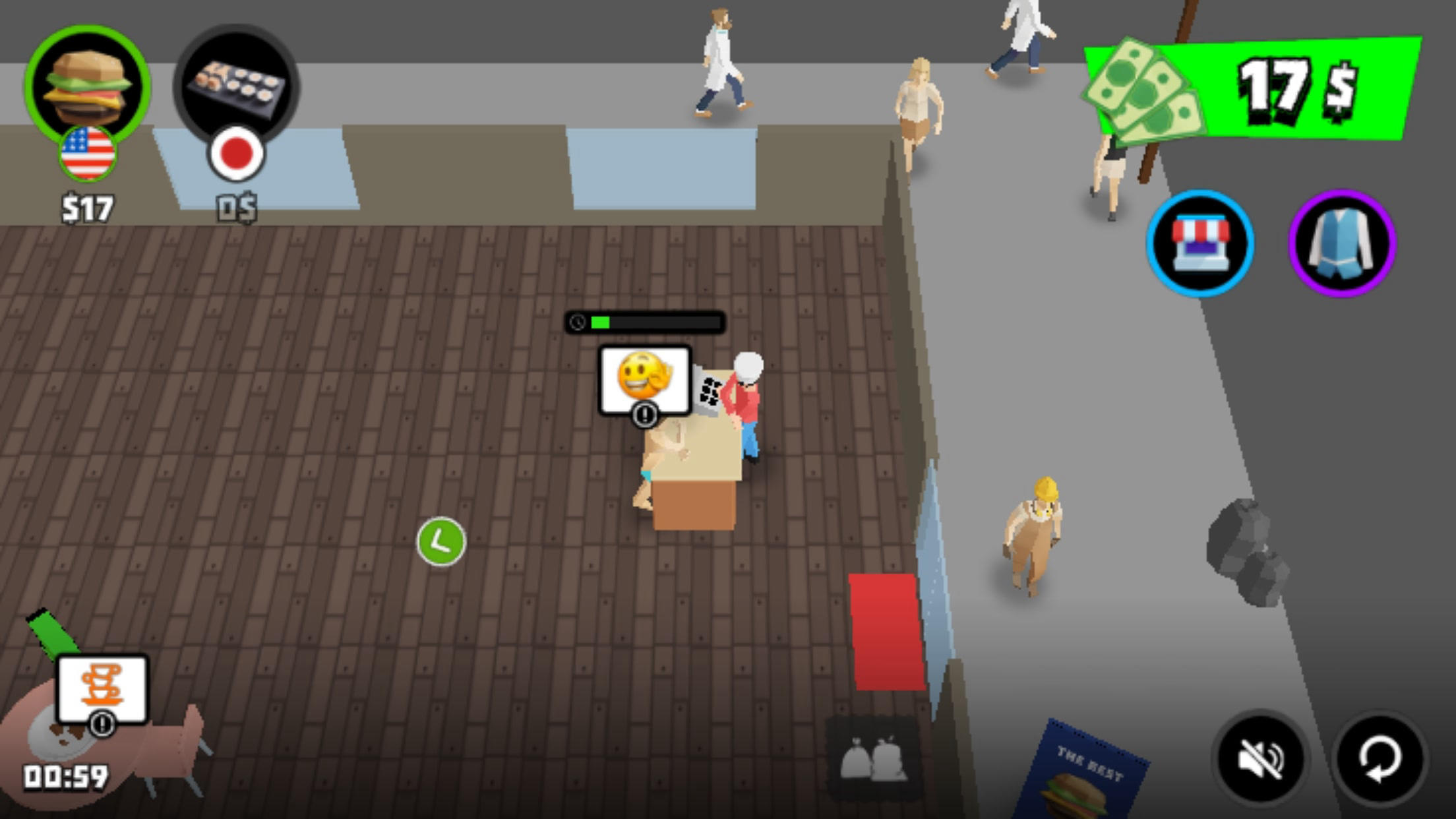 Ảnh chụp màn hình Burger Bounty : Cooking Game