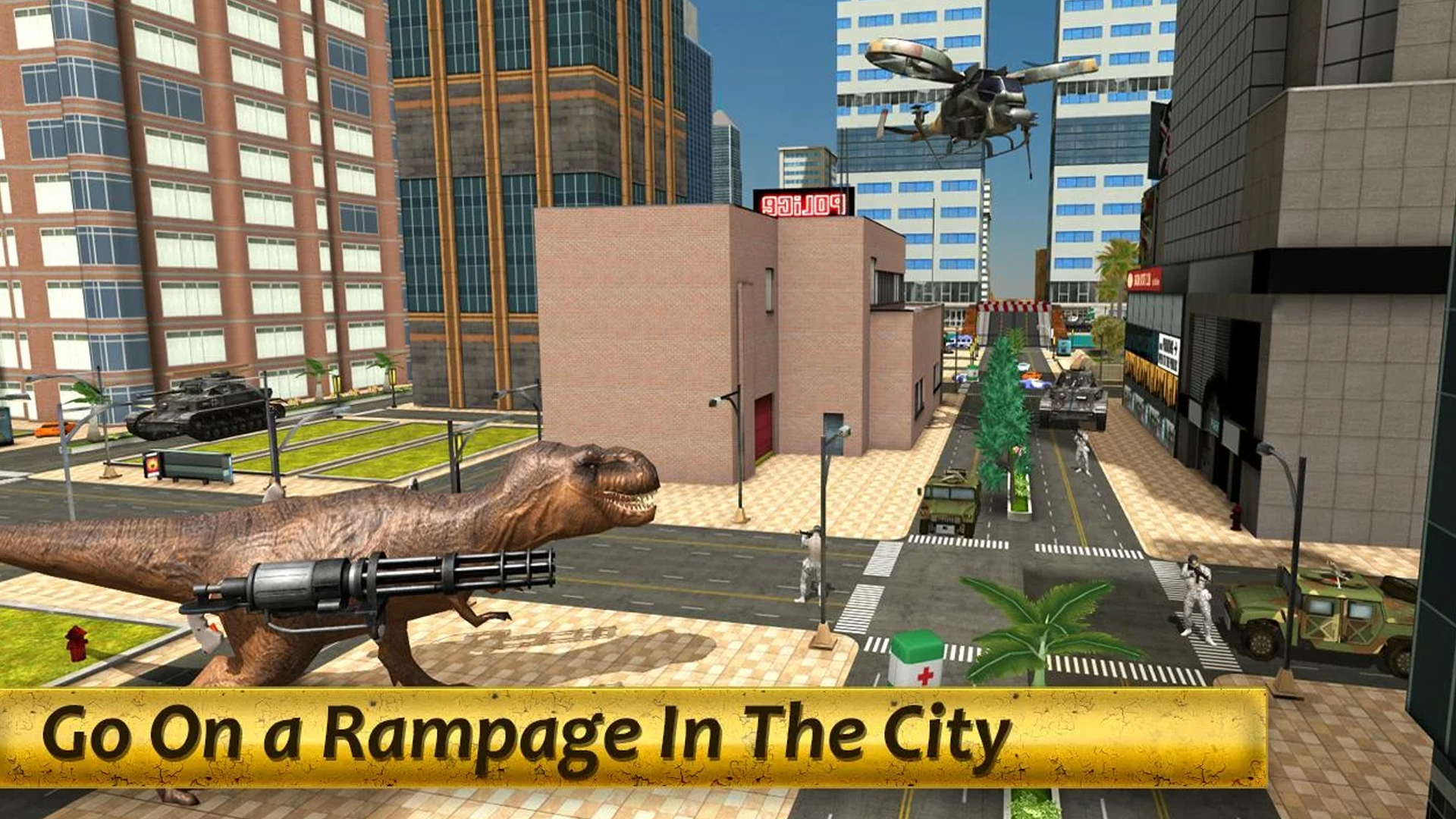 Dinosaur War - BattleGrounds Game Screenshot