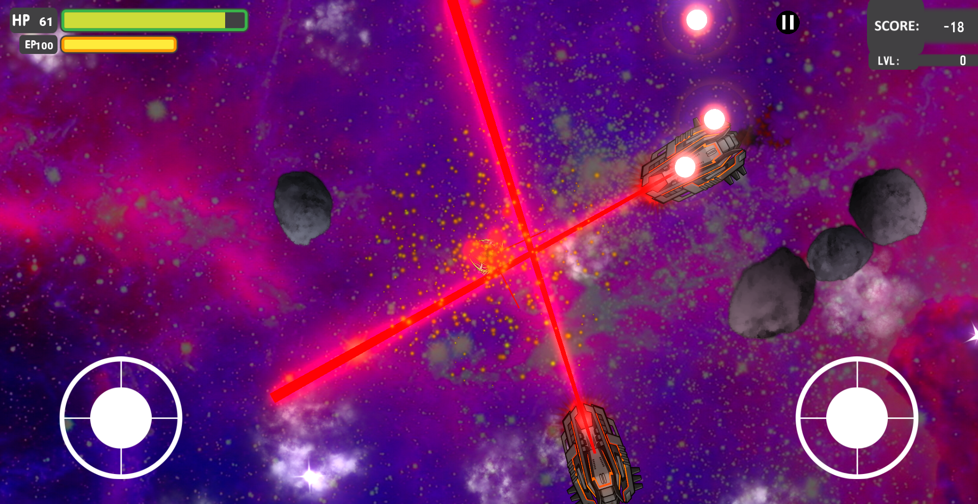 Cuplikan Layar Game SpaceShip RogueLike