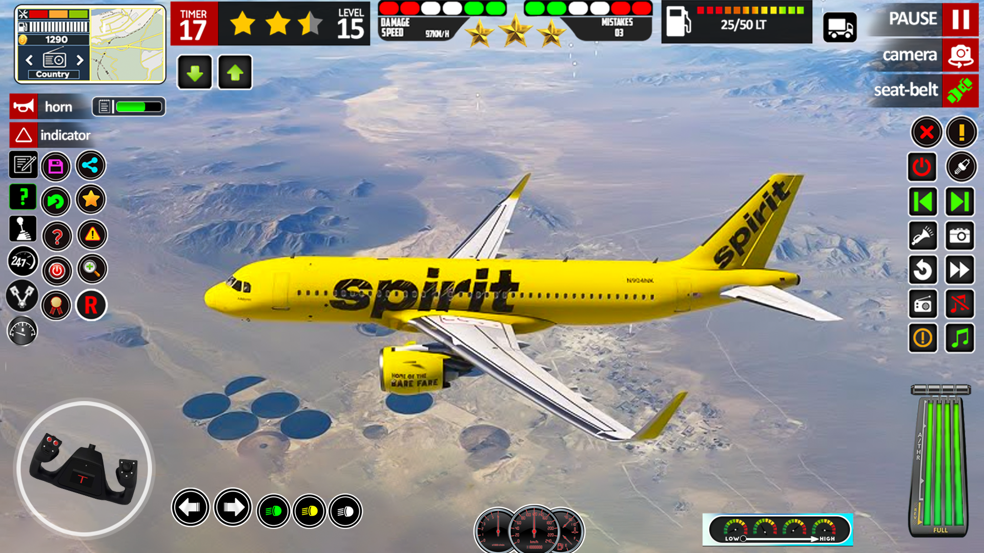 Captura de Tela do Jogo Jogos de Aviões de Passageiros