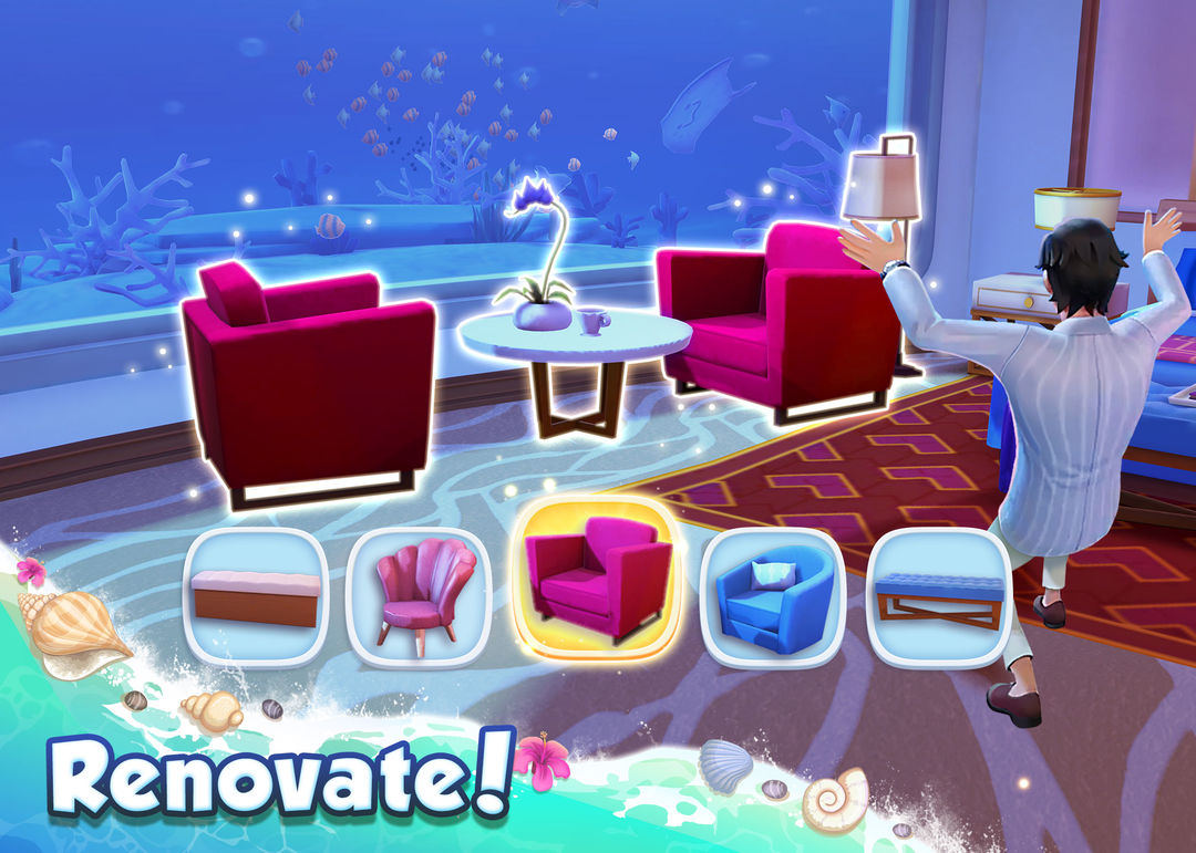 Design Island: 3D Home Makeove screenshot game