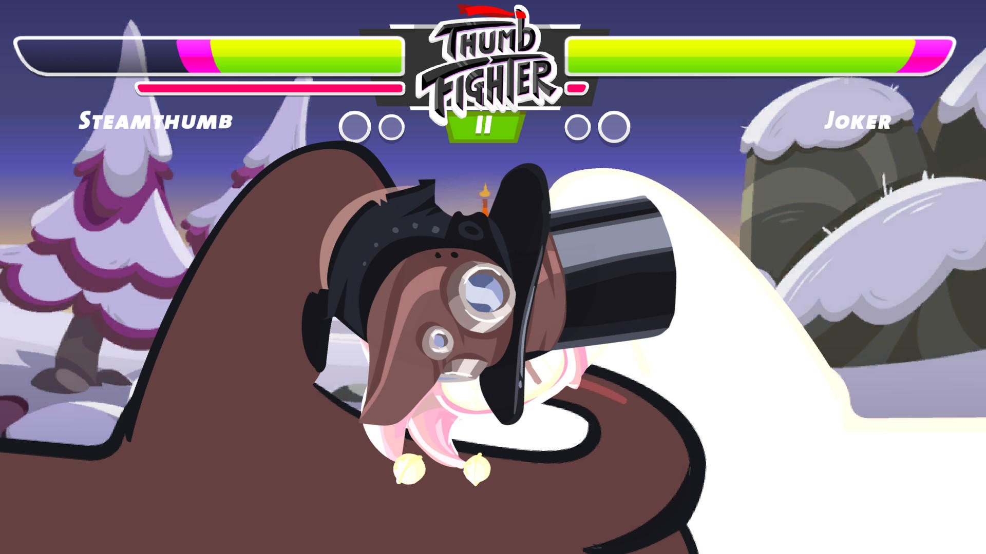 Screenshot of Thumb Fighter