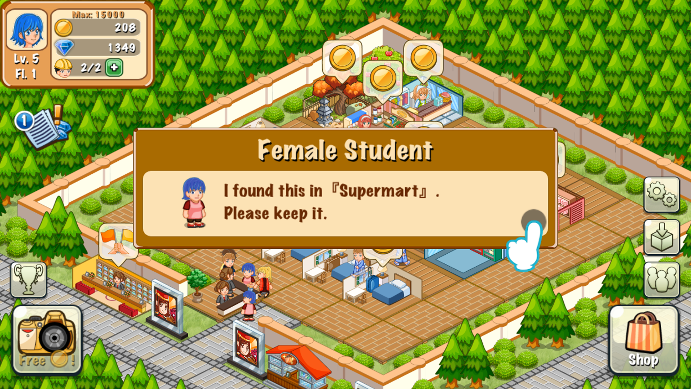 Cuplikan Layar Game Hotel Story: Resort Simulation