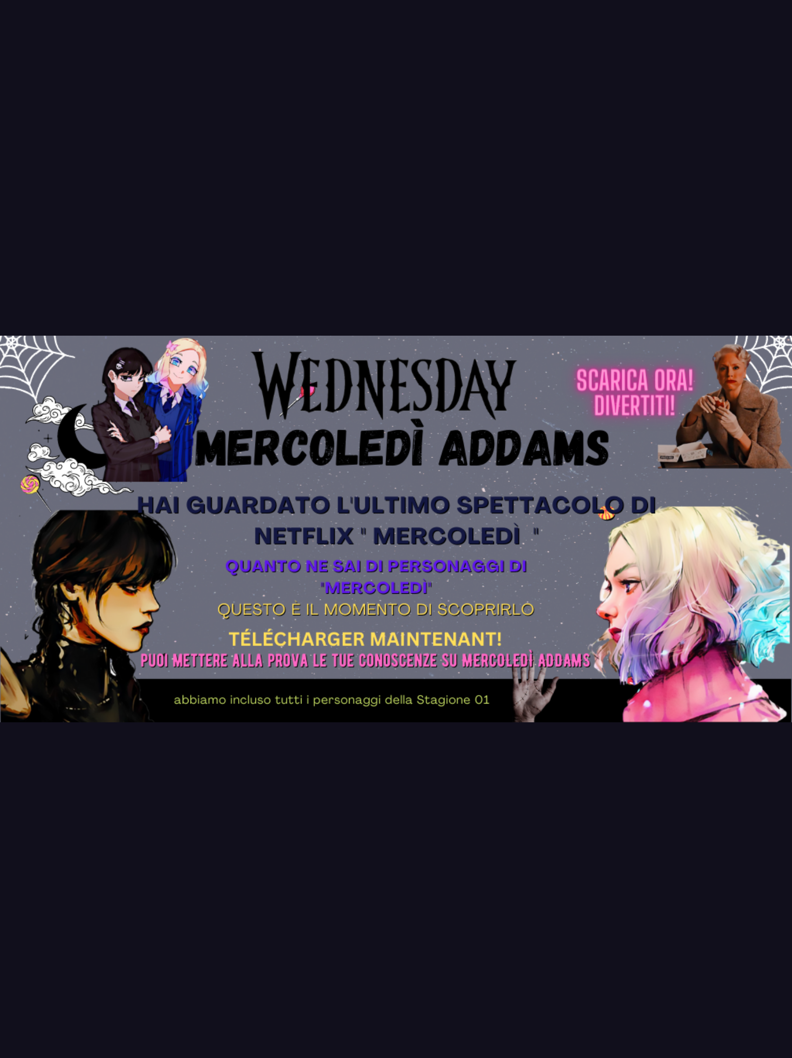 Screenshot of MERCOLEDÌ ADDAMS