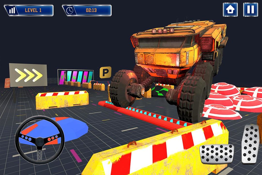 Screenshot of Real Police Car Parking Challenge Game 2020