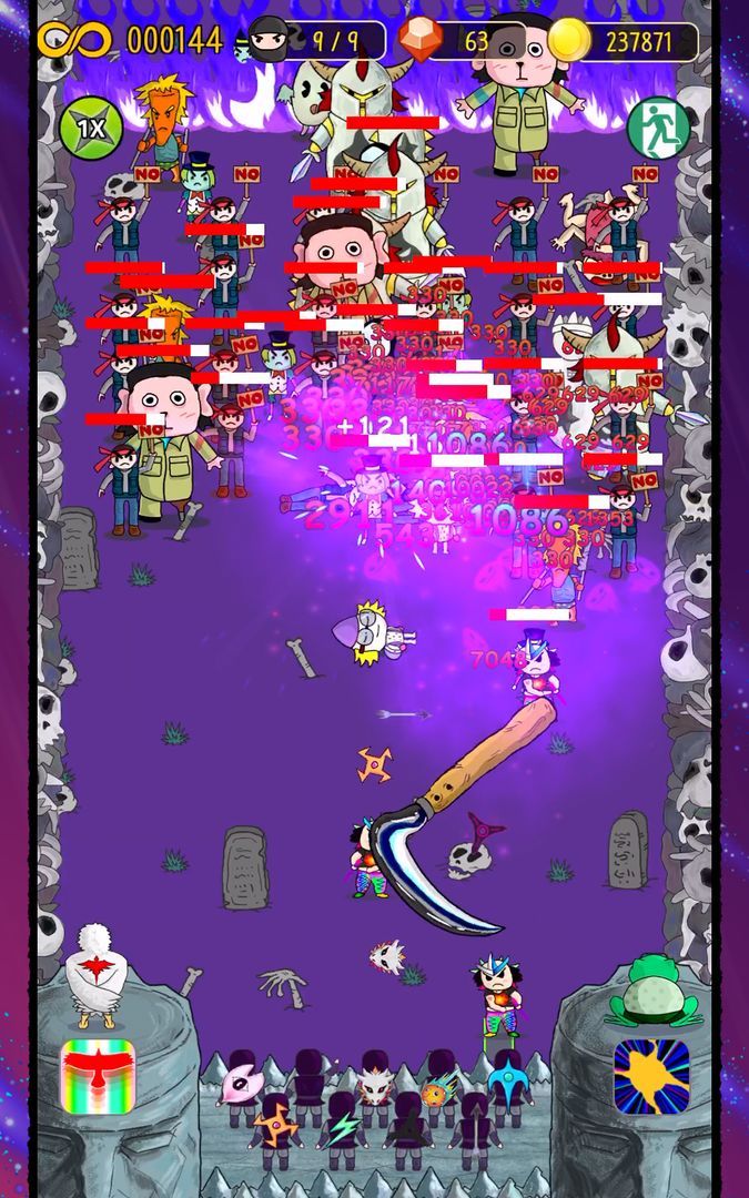Screenshot of Defense Game TD : Save the Nin