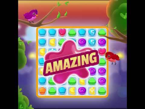 Screenshot dari video Gummy Land - Match 3 Games & F