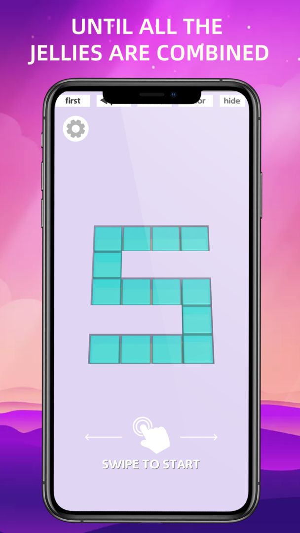 젤리 퍼즐 병합-무료 컬러 큐브 매치 게임 게임 스크린 샷