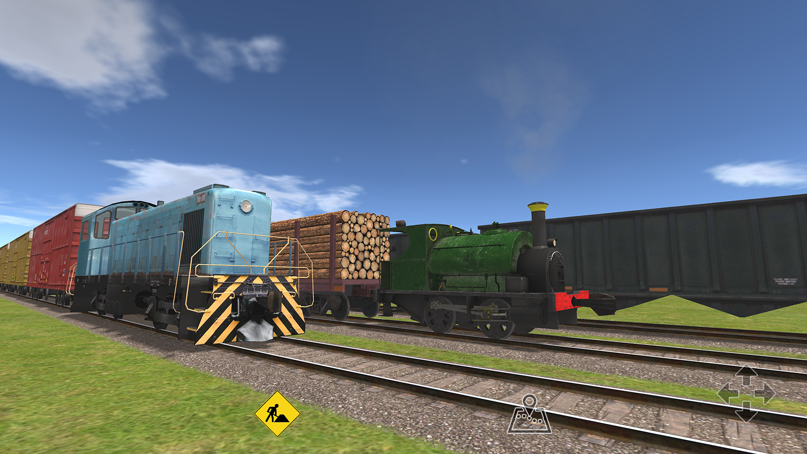 Trains and railroads Game Screenshot