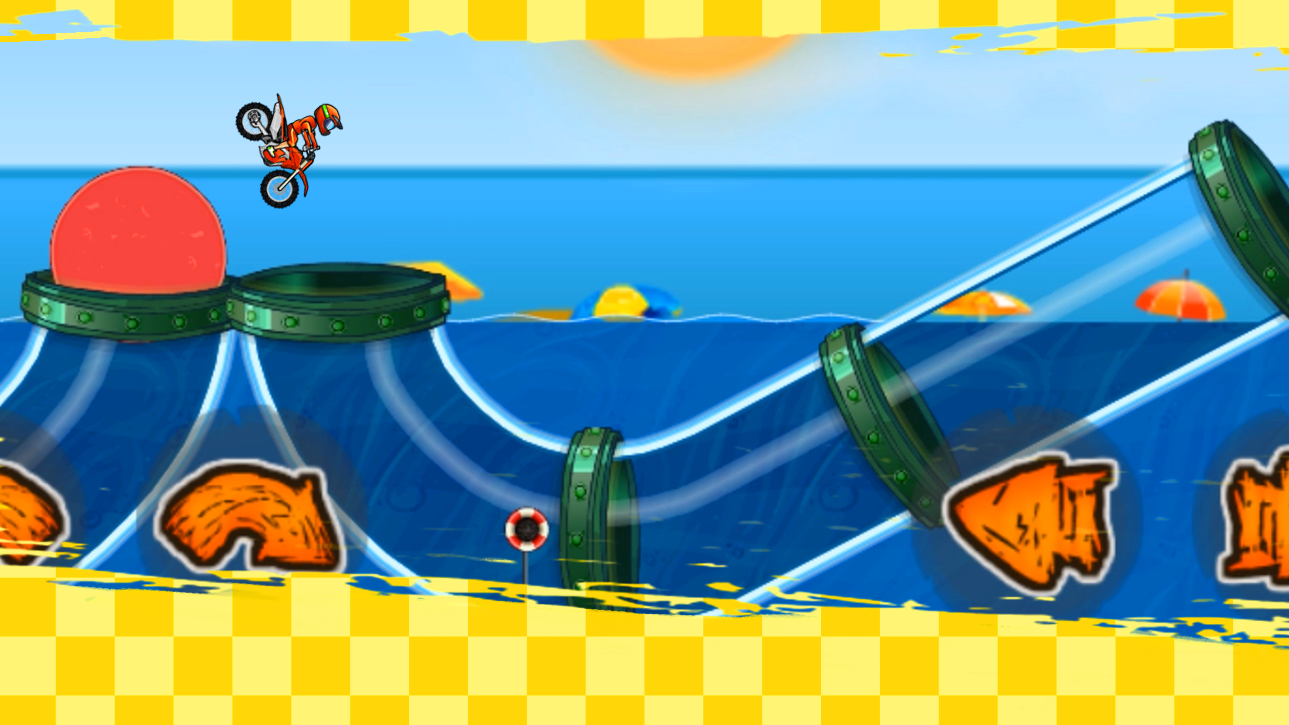 Скриншот игры MotoX3M