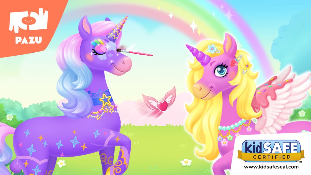 Screenshot of My Unicorn dress up for kids