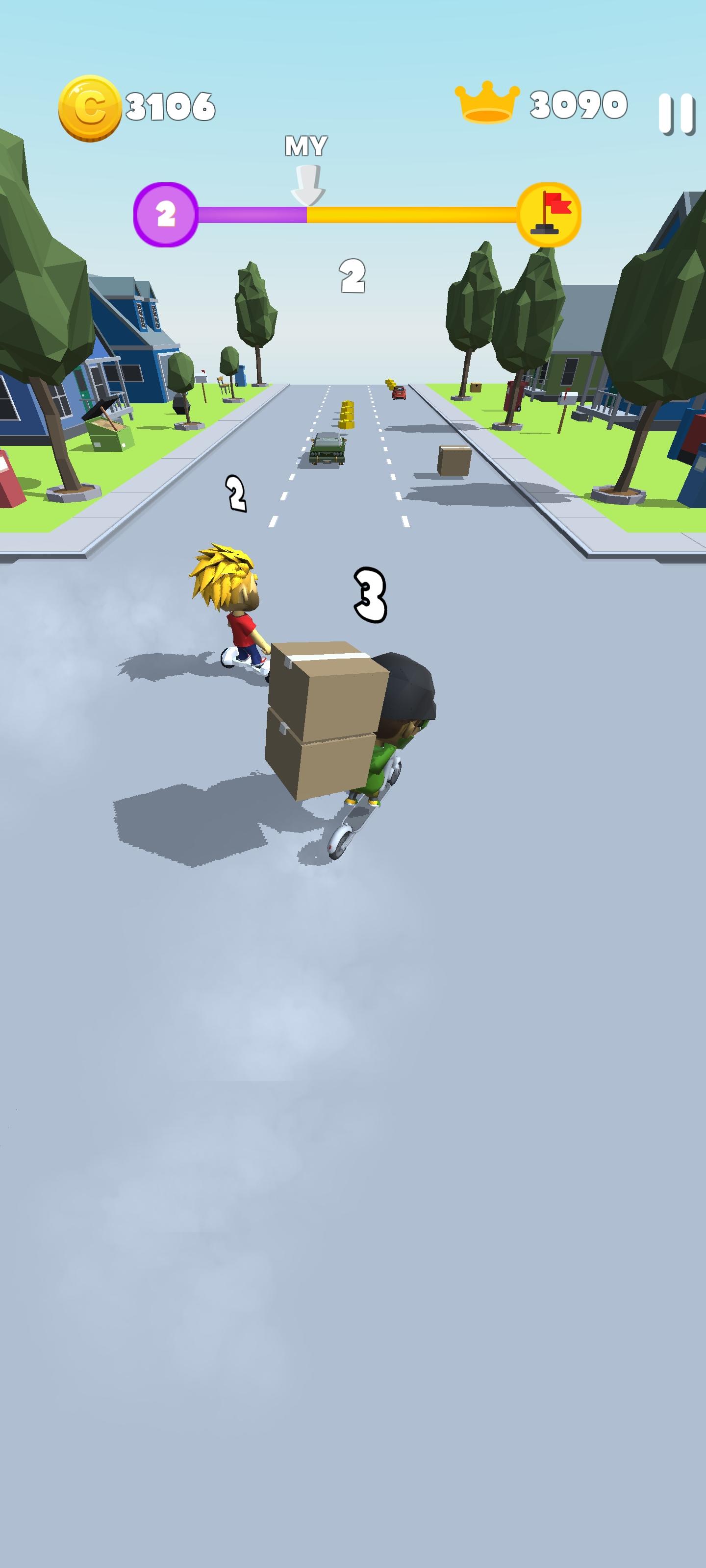 Idle Scooter Riders Game Screenshot