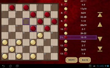 Checkers Pro Game Screenshot