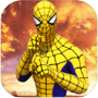 Flying spider crime city rescue game のアイコン