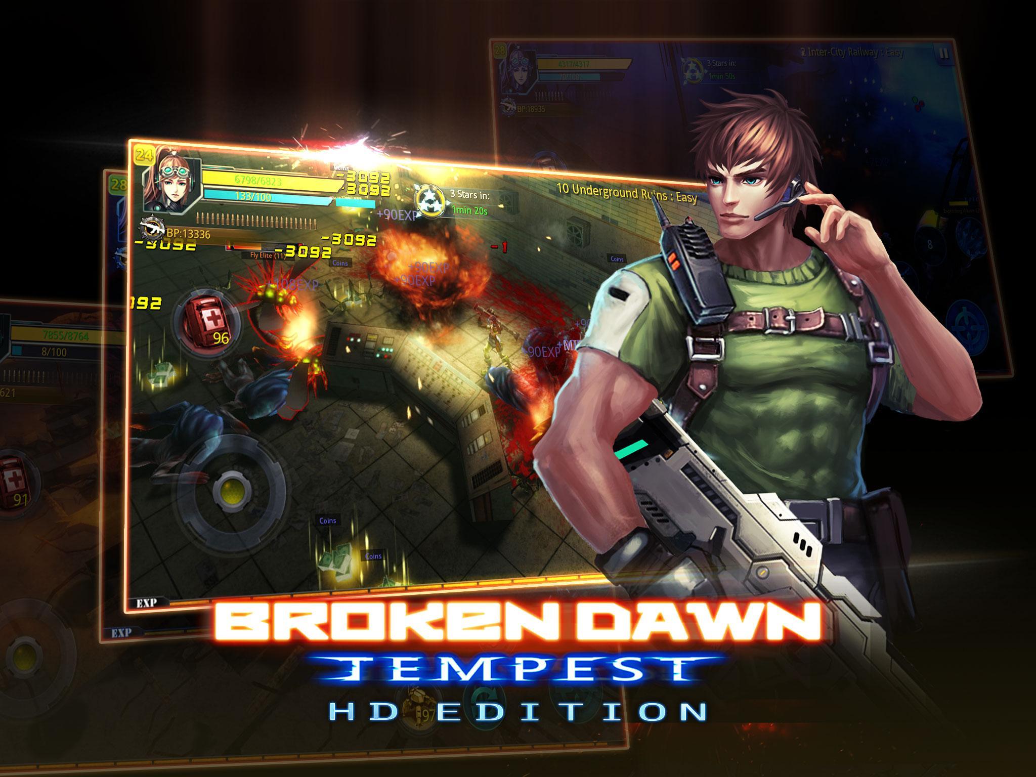 Broken Dawn:Tempest HD Game Screenshot