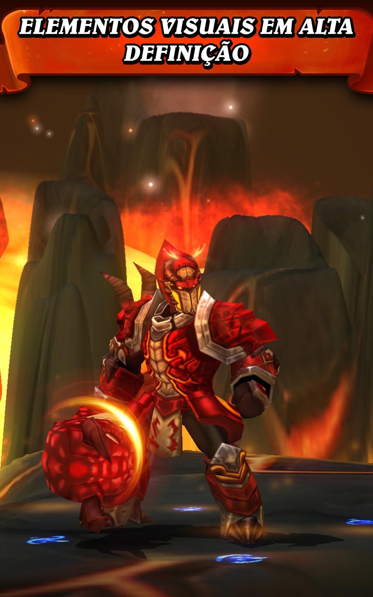 Captura de Tela do Jogo Jump Warrior: Nonstop RPG